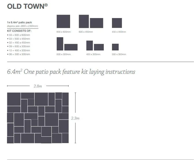 Bradstone Old Town Eco Paving in Old Quarried - Image 4