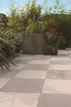 Bradstone Textured Paving in Dark Grey