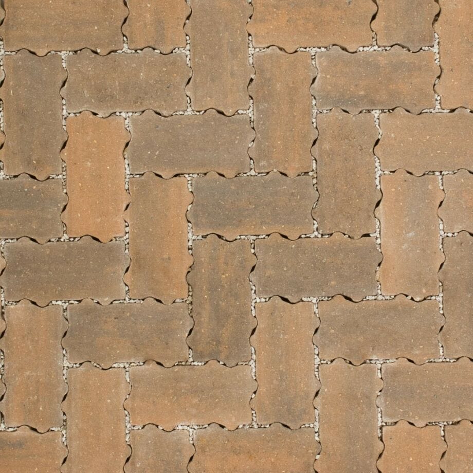 Brett Omega Flow Permeable Driveway Block Paving, 200 x 100 - Burnt Oak - Image 3