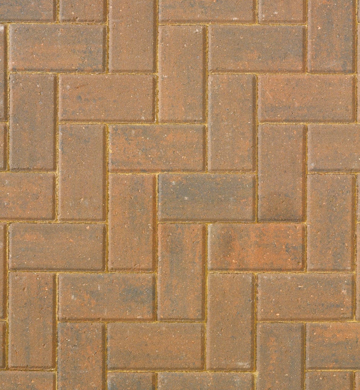 Brett Omega Block Paving, 200 x 100 - Burnt Oak