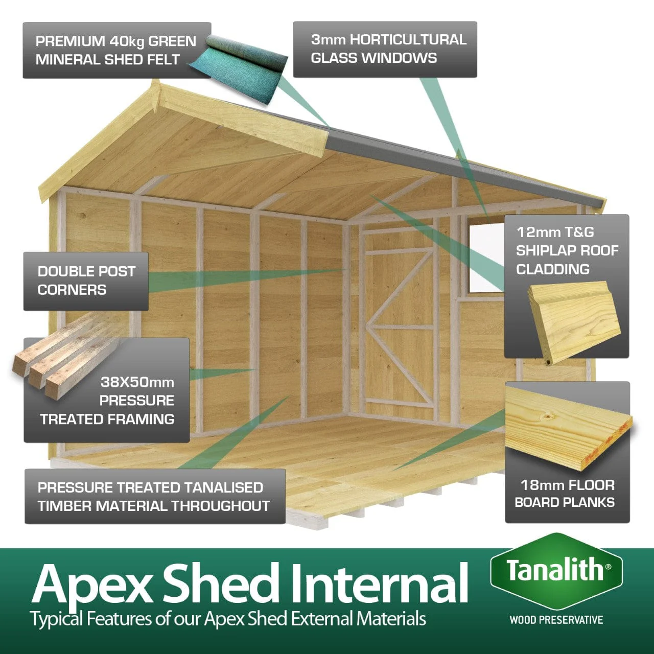 Apex Shed 8ft x 10ft - Image 11