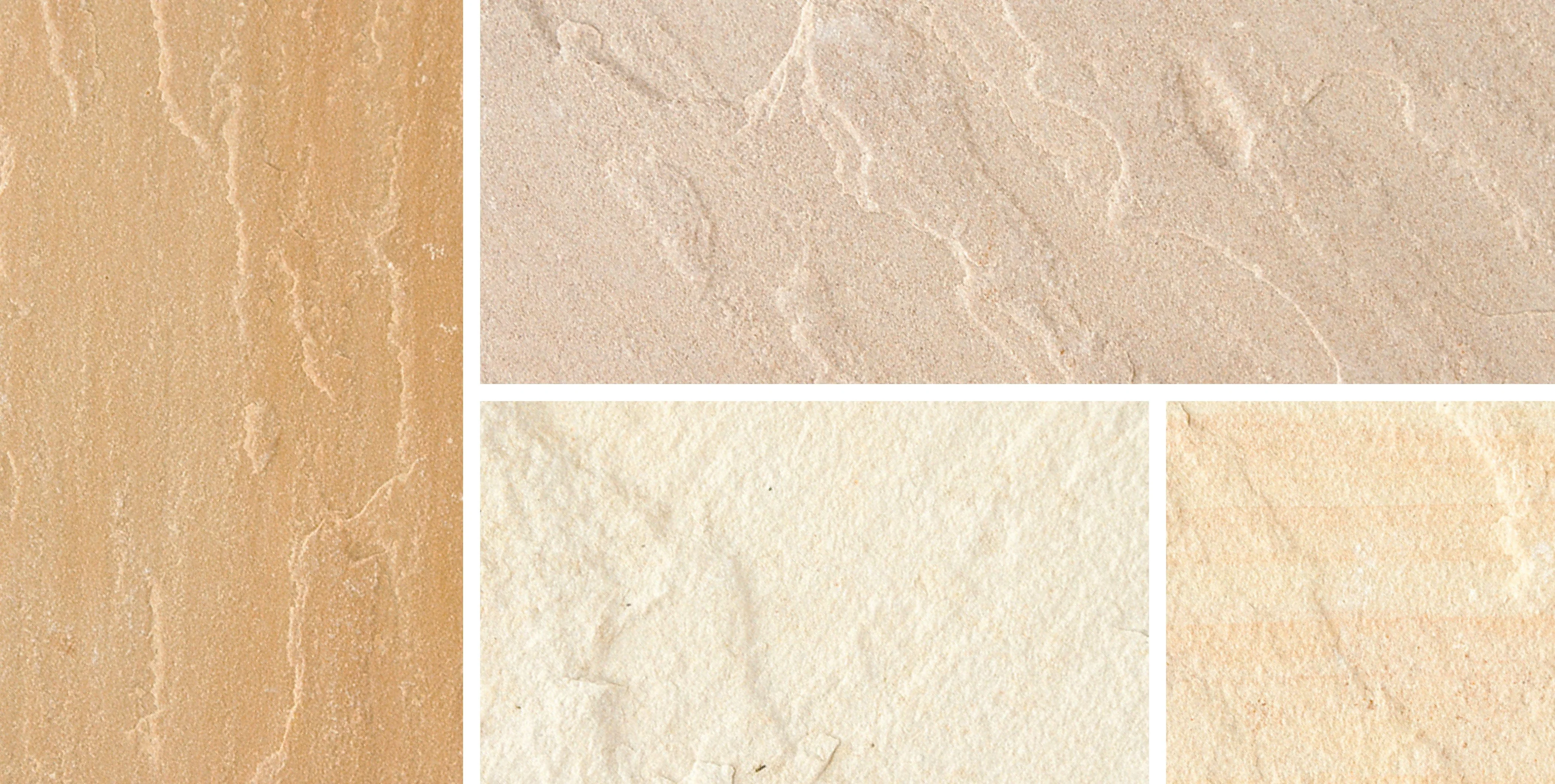 Fossil Mint (Buff) Sandstone Paving Slabs – Riven – 22mm - Image 2