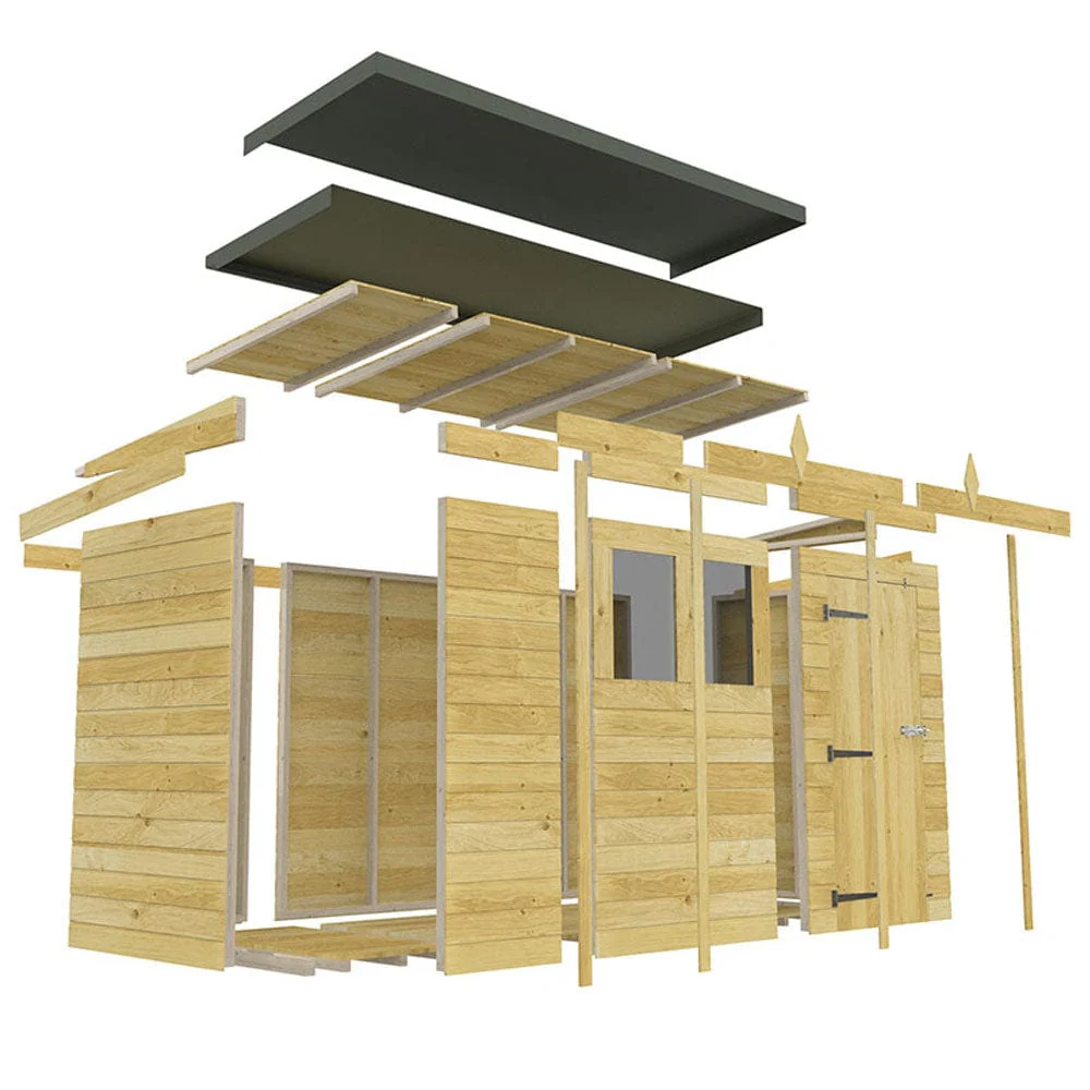 Pent Shed 4ft x 10ft - Image 11